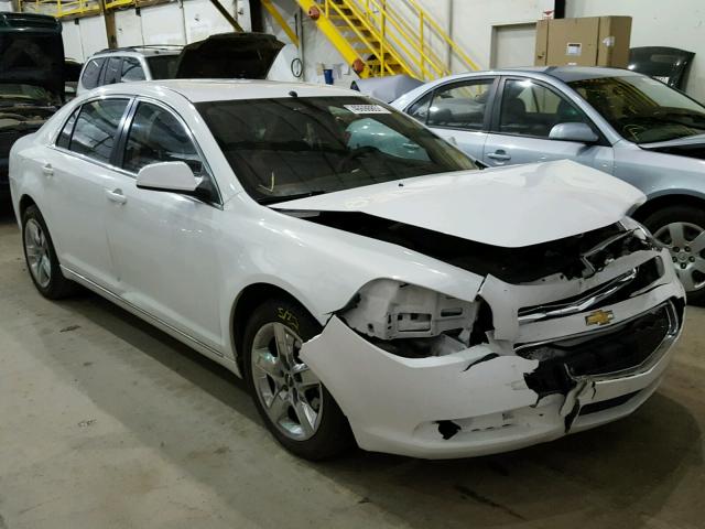 1G1ZC5EB7AF190280 - 2010 CHEVROLET MALIBU 1LT WHITE photo 1