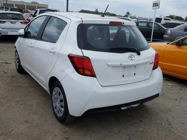 VNKKTUD3XHA074907 - 2017 TOYOTA YARIS L WHITE photo 3