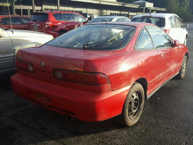 JH4DC4451WS002504 - 1998 ACURA INTEGRA RED photo 4