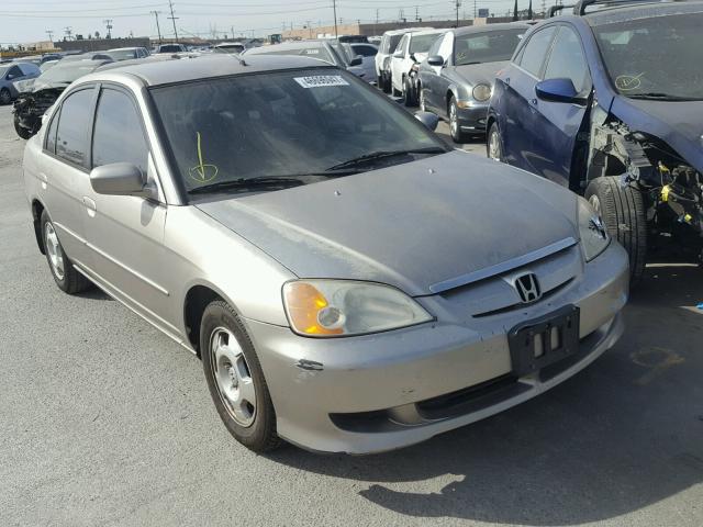 JHMES966X3S032445 - 2003 HONDA CIVIC HYBR GRAY photo 1