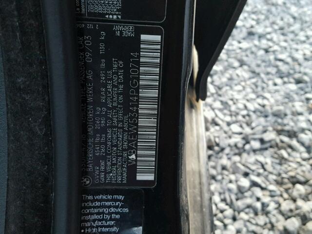 WBAEW53414PG10714 - 2004 BMW 330 XI Negro foto 10