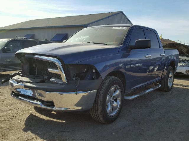 1D7RV1CT0BS552857 - 2011 DODGE RAM 1500 BLUE photo 2