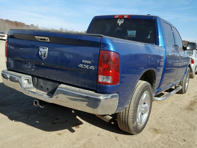 1D7RV1CT0BS552857 - 2011 DODGE RAM 1500 BLUE photo 4