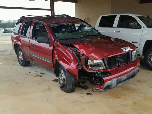 1GNDS13S922130517 - 2002 CHEVROLET TRAILBLAZE RED photo 1