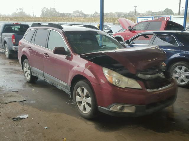 4S4BRBHC6B3356233 - 2011 SUBARU OUTBACK 2. MAROON photo 1