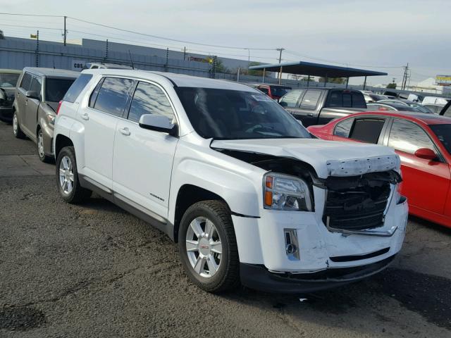 2GKALMEK0C6266292 - 2012 GMC TERRAIN SL WHITE photo 1