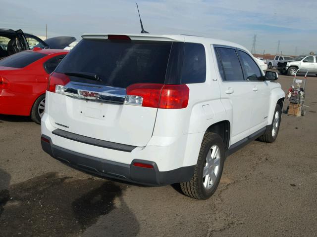 2GKALMEK0C6266292 - 2012 GMC TERRAIN SL WHITE photo 4