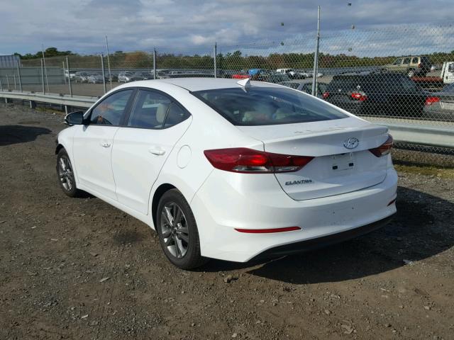 5NPD84LFXHH163142 - 2017 HYUNDAI ELANTRA SE WHITE photo 3