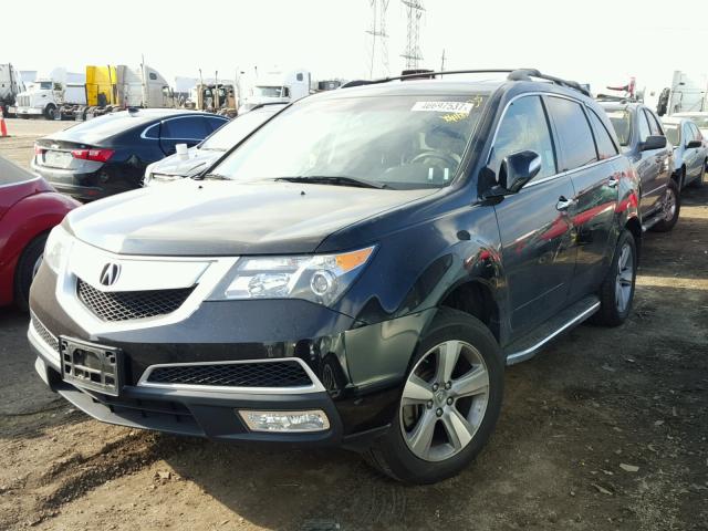 2HNYD2H60BH544521 - 2011 ACURA MDX TECHNO BLACK photo 2