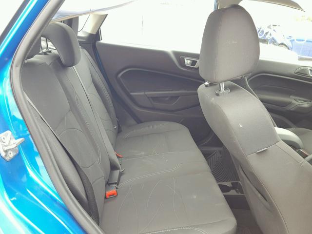 3FADP4BJ6EM114038 - 2014 FORD FIESTA SE BLUE photo 6