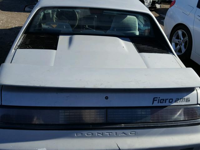 1G2PF3794GP244730 - 1986 PONTIAC FIERO SE SILVER photo 7