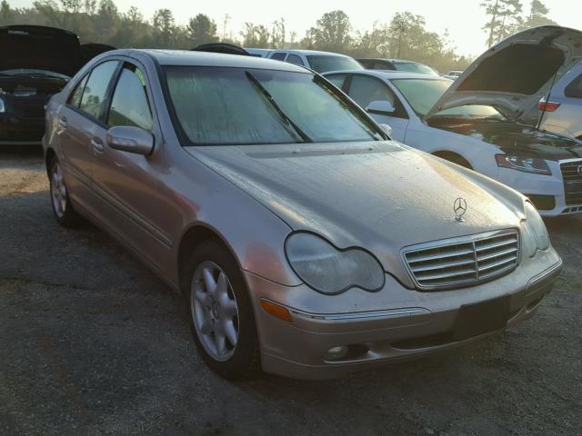 WDBRF61J03F358120 - 2003 MERCEDES-BENZ C 240 GRAY photo 1