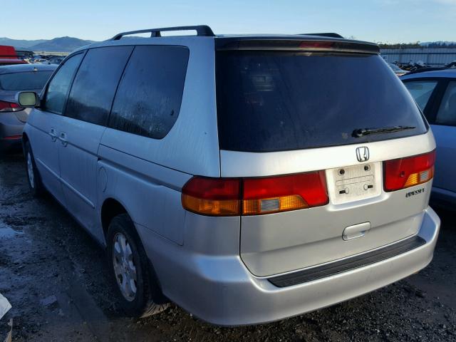 5FNRL18944B111973 - 2004 HONDA ODYSSEY EX SILVER photo 3