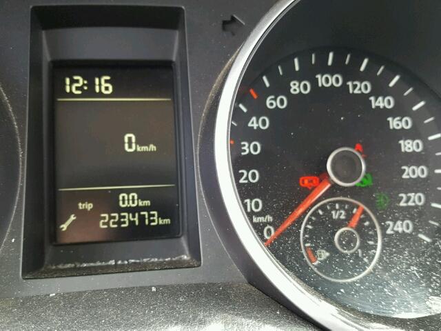 WVWDA7AJ0CW322069 - 2012 VOLKSWAGEN GOLF SILVER photo 8