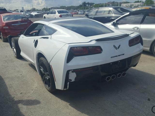 1G1YM2D71G5108398 - 2016 CHEVROLET CORVETTE S WHITE photo 3