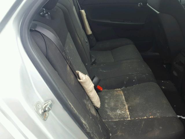 1G1ZH57B89F192596 - 2009 CHEVROLET MALIBU 1LT SILVER photo 6