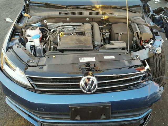 3VW2B7AJ3HM214389 - 2017 VOLKSWAGEN JETTA S 蓝色 照片 7