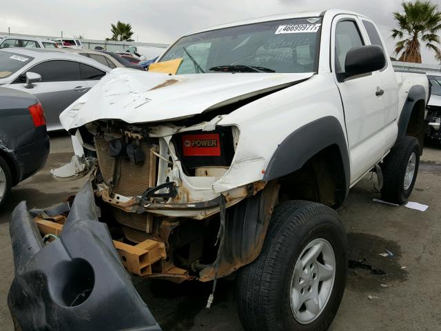 5TEUX42N67Z396880 - 2007 TOYOTA TACOMA ACC WHITE photo 2