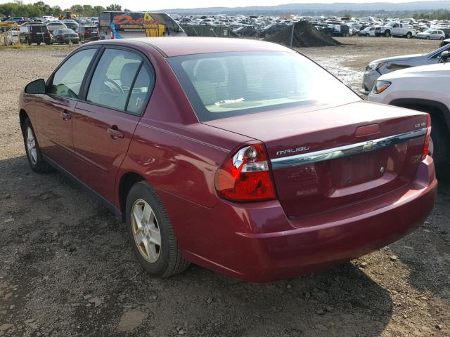 1G1ZT52855F328736 - 2005 CHEVROLET MALIBU LS Qırmızı foto 3