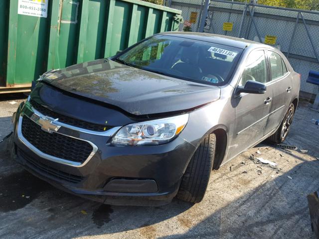 1G11C5SL8FF220209 - 2015 CHEVROLET MALIBU 1LT CHARCOAL photo 2