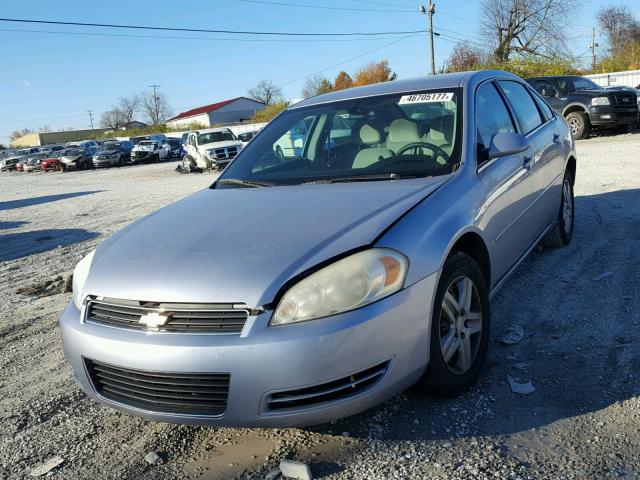 2G1WB55K769374821 - 2006 CHEVROLET IMPALA GRAY photo 2