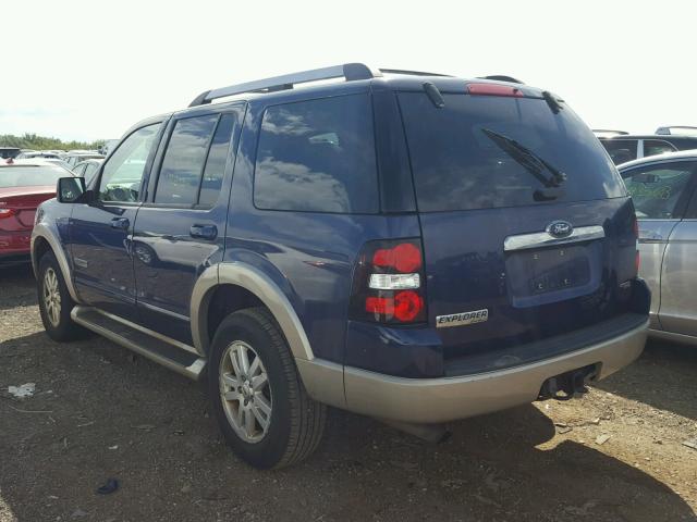 1FMEU74E16UA56180 - 2006 FORD EXPLORER E BLUE photo 3