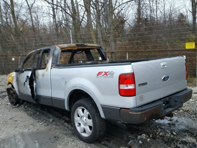 1FTPX14V57FB05694 - 2007 FORD F150 SILVER photo 3