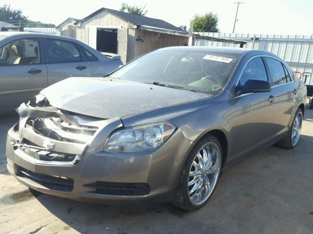 1G1ZA5EU1BF195077 - 2011 CHEVROLET MALIBU LS ნაცრისფერი ფოტო 2