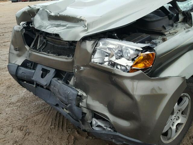 5FNYF18418B017465 - 2008 HONDA PILOT EX TAN photo 9