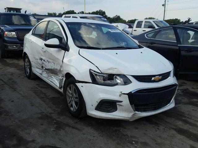 1G1JB5SH4H4142766 - 2017 CHEVROLET SONIC LS WHITE photo 1