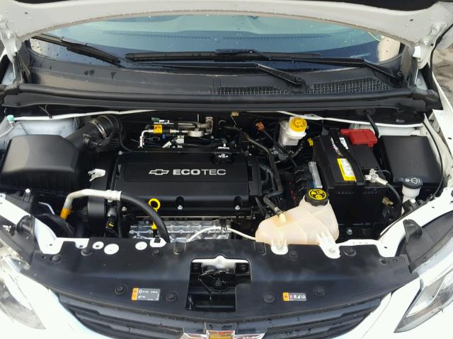 1G1JB5SH4H4142766 - 2017 CHEVROLET SONIC LS WHITE photo 7