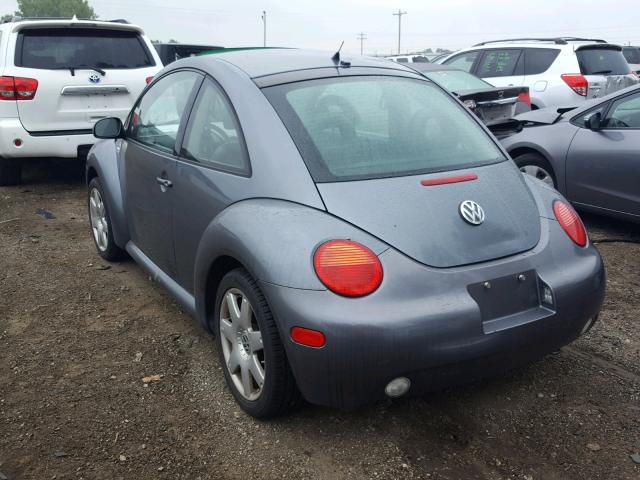 3VWDD21C72M409040 - 2002 VOLKSWAGEN NEW BEETLE 石墨色 照片 3