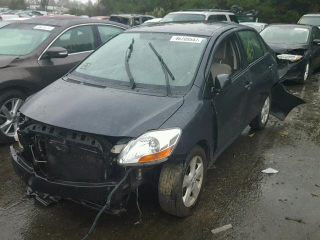 JTDBT923681240607 - 2008 TOYOTA YARIS BLACK photo 2