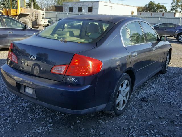 JNKCV51F54M709048 - 2004 INFINITI G35 BLUE photo 4