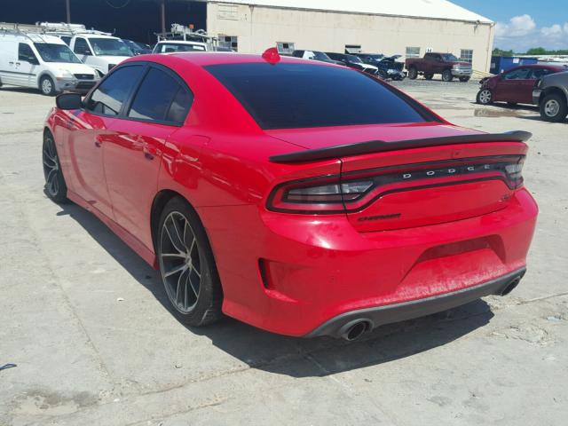 2C3CDXGJ1HH634339 - 2017 DODGE CHARGER R/ RED photo 3
