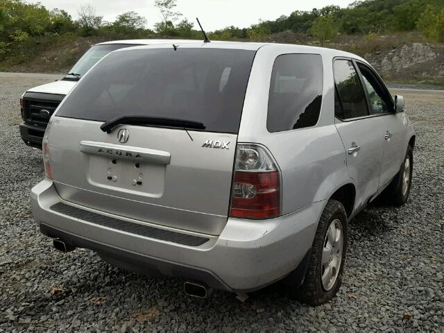 2HNYD18224H501793 - 2004 ACURA MDX SILVER photo 4