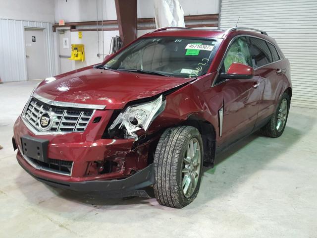 3GYFNJE32DS580185 - 2013 CADILLAC SRX PREMIU RED photo 2