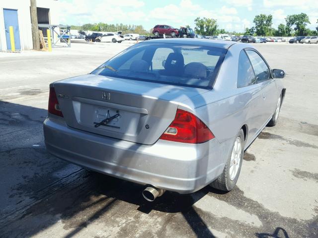 1HGEM219X3L035507 - 2003 HONDA CIVIC EX ვერცხლისფერი ფოტო 4