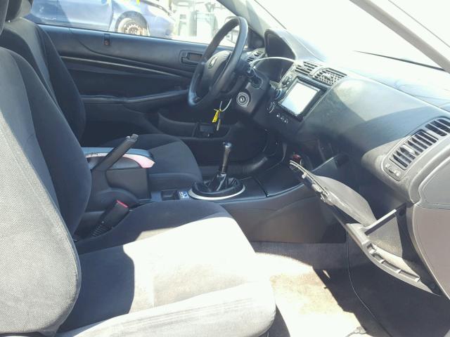 1HGEM219X3L035507 - 2003 HONDA CIVIC EX ვერცხლისფერი ფოტო 5