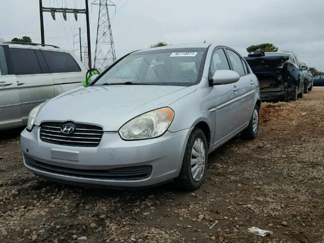 KMHCN46C18U238589 - 2008 HYUNDAI ACCENT GLS SILVER photo 2