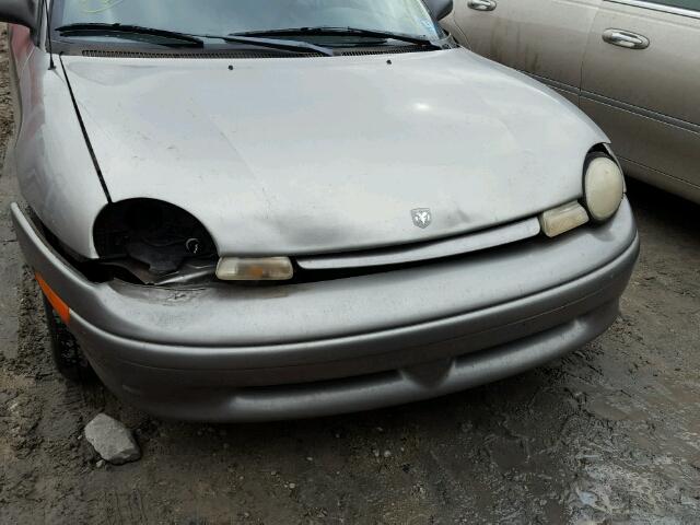 1B3ES47C0WD718271 - 1998 DODGE NEON HIGHL SILVER photo 9