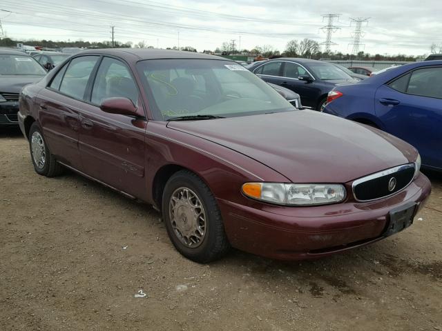 2G4WS52J921168682 - 2002 BUICK CENTURY CU MAROON photo 1