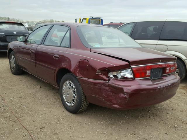 2G4WS52J921168682 - 2002 BUICK CENTURY CU MAROON photo 3