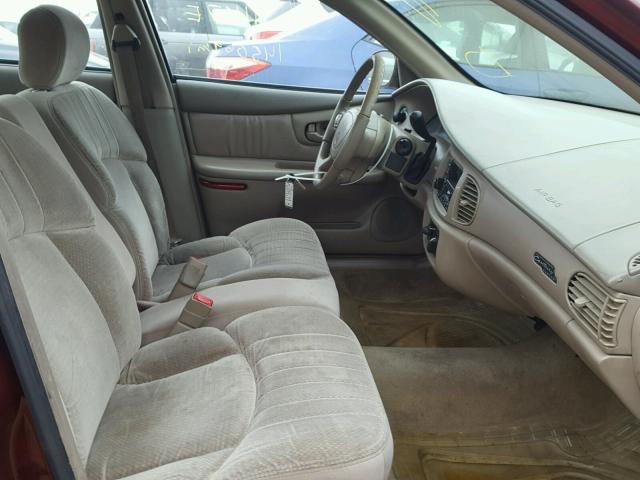 2G4WS52J921168682 - 2002 BUICK CENTURY CU MAROON photo 5