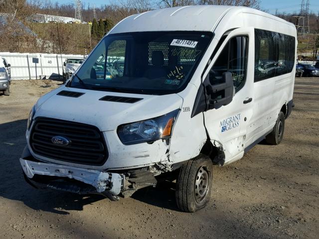 1FTNR2CM6FKA10373 - 2015 FORD TRANSIT T- WHITE photo 2