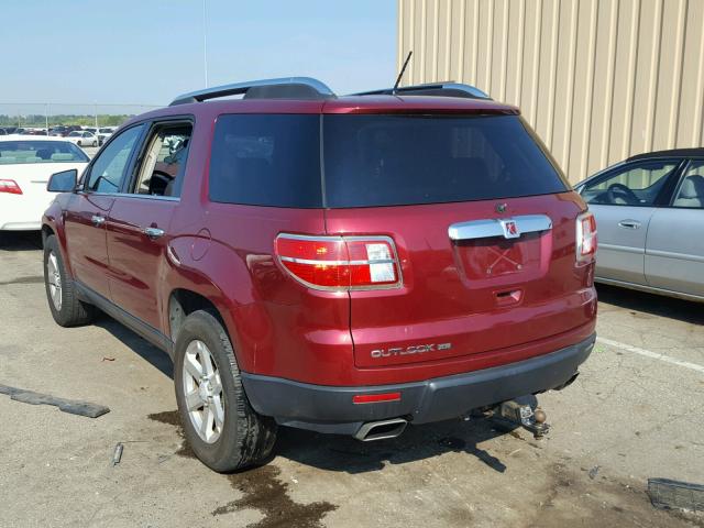 5GZER23787J125461 - 2007 SATURN OUTLOOK XR წითელი ფოტო 3