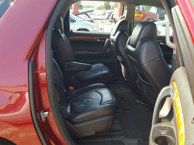 5GZER23787J125461 - 2007 SATURN OUTLOOK XR წითელი ფოტო 6