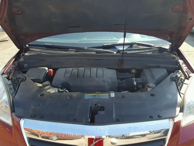 5GZER23787J125461 - 2007 SATURN OUTLOOK XR წითელი ფოტო 7