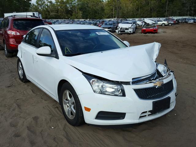 1G1PC5SB4D7294025 - 2013 CHEVROLET CRUZE LT WHITE photo 1