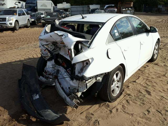 1G1PC5SB4D7294025 - 2013 CHEVROLET CRUZE LT WHITE photo 4